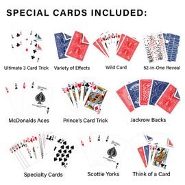 Magic Makers Packet Killer Bicycle Deck - 50 Tricks with Special Printed Bicycle Cards