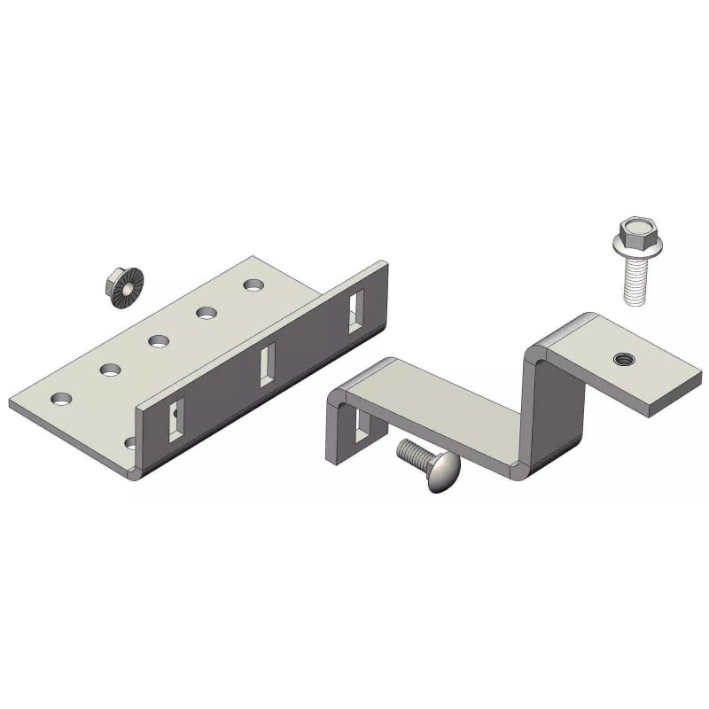 Magerack Top Mount Tile Hook Bracket w Flashing Solar Panel