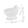 Baluue 2Pcs Suction Cup Bowl for Elderly and Disabled Slip