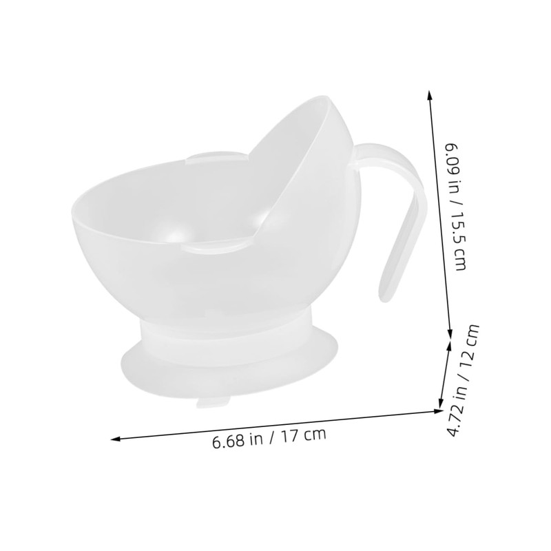 Baluue 2Pcs Suction Cup Bowl for Elderly and Disabled Slip