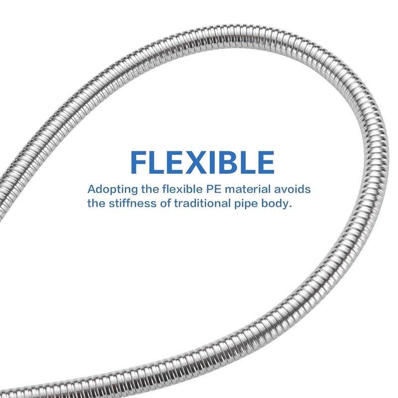 RUMOSE 98 inches Shower Hose Extra Long Stainless Steel Shower