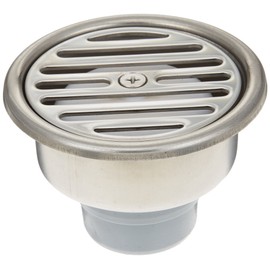 SANEI Stainless Steel One Trap for VU and VP Pipe H500-75X40 Outer Diameter 3.4 inches (86 mm), Perforated Diameter 2.8 inches (71 mm)