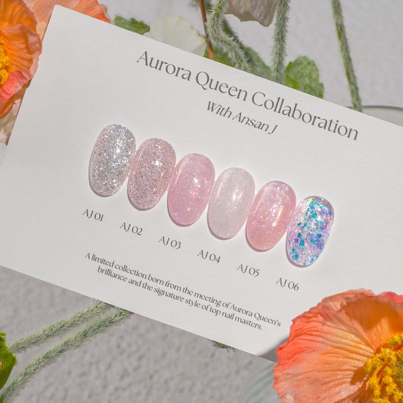 Diesel Aurora Queen or Ryunjjang Glitter Gel 6-piece set /