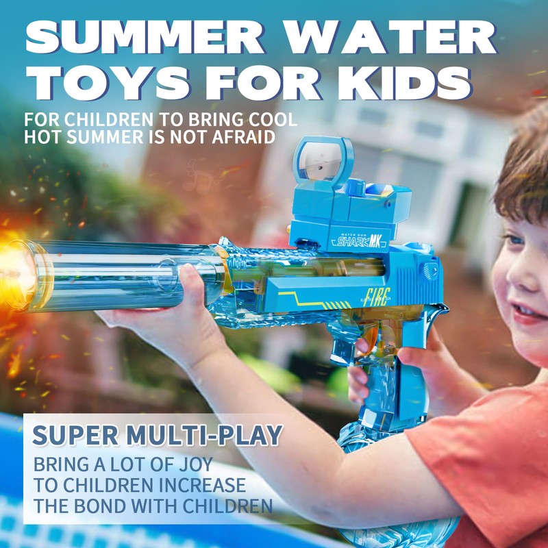 Electric Water Gun - Automatic Water Gun with Linkage Firing