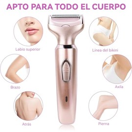 Exquisita Afeitadora Especial para Damas, Limpieza de Piel Indolora, Pequea y Porttil para Crear Una Piel Suave y Hermosa, Afeitado Corporal Privado  