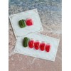 Watermelon Nail - Square (Angled) / 수박네일 - 스퀘어(각진)