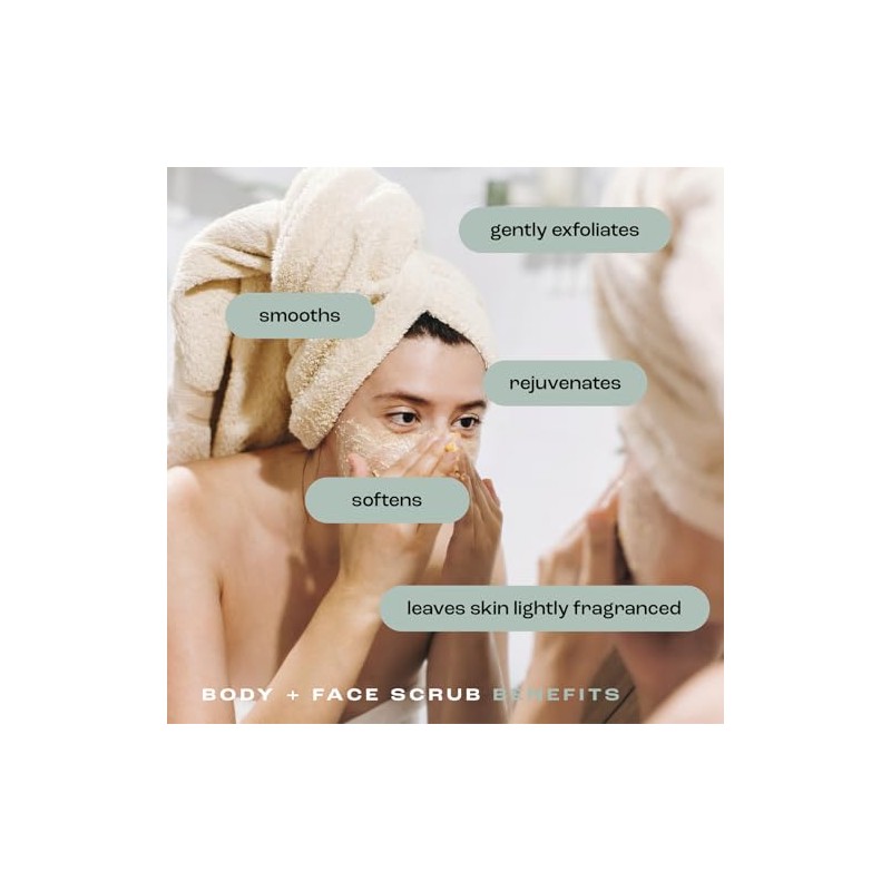 Natural Inspirations Exfoliante Facial Y Corporal De Pera De Agave,
