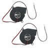 JZK 2pcs 5015 5cm small blower fan 5V DC, 50x50x15