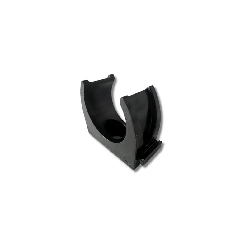 Evoges 20mm Black PVC U Clip Conduit Push in Saddle,