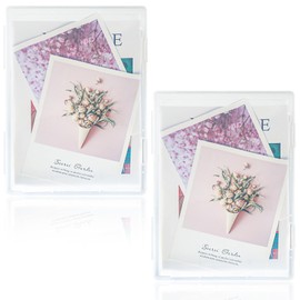 YCQDDA (1 PCS) Portable Clear Document & Magazine Storage Box – A4 Size Organizer Case for Books, Comics, Newspapers, Birth Certificates, Collectors' File Holder