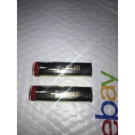 Milani 2 Tube Lot MILANI Color Statement Lipstick 54 REBEL ROUGE unsealed NWOB