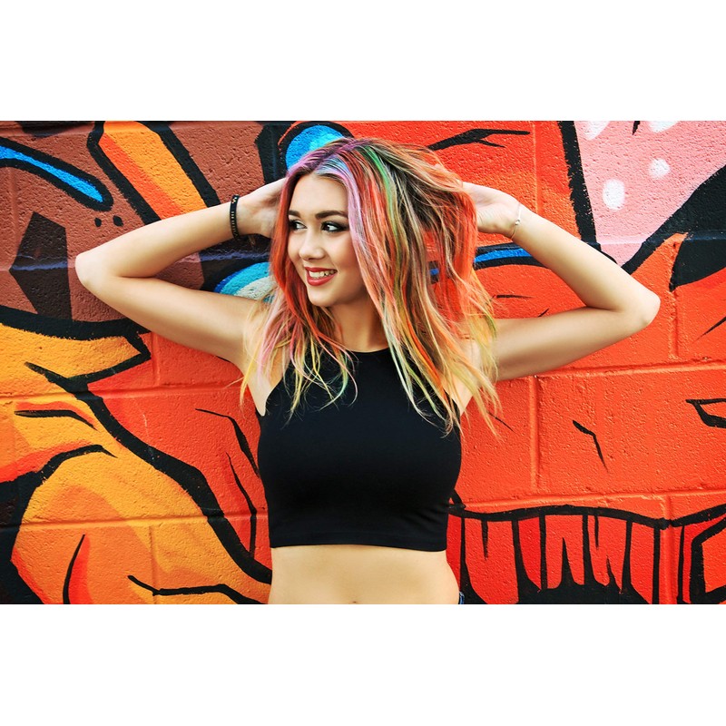 Hair Chalk 16 Color Double Pack with 6 Glitter Colors