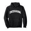 Indiana Hoodie, College University Text Style Design Pullover Hoodie