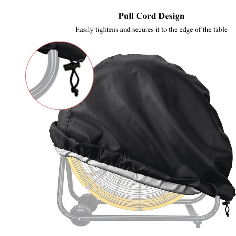Dust-proof Drum Fan Cover, Sun Protection Shield, Waterproof Floor Fan
