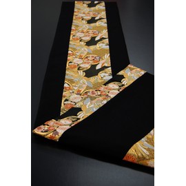 [Packaged] Boxed Japanese Body Japanese Table Runner Sash Wind 150 × 30 cm (明日香)