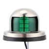 2pcs 12V Red Green LED Navigation Lights Stainless Steel Sailing
