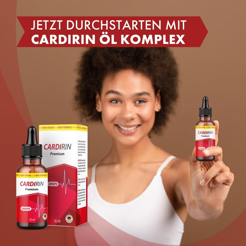 Cardirin Premium Drops Natural Plant Oil Complex Quality for Men