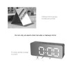 Household Desktop Multifunctional LED Electronic Digital Alarm Clock Makeup Mirror