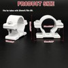 4pcs Water Pipe Clips,Wall Mounted Aluminium Pipe Clip Clamp C-Clamps