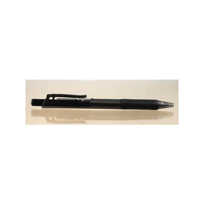 Retractable Ballpoint Pen, Black, 0.03 inches (0.7 mm), Pack of