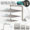 Rain Shower Head Extension Arm, Upgrade 12 Inch Metal Shower