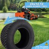 24×12-12 Tubeless Tire - 6PR-24x12.00-12 Lawn Mower Tubeless Tires