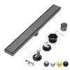 DLONE Linear Shower Drain | 28" AISI 304 Stainless Steel