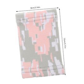 Generic 1 Pair Fitness Wrist Support Brace Comfortable Knitted Compression Wristbands for Exercise Sports and Weightlifting Unisex Design Breathable and Durable