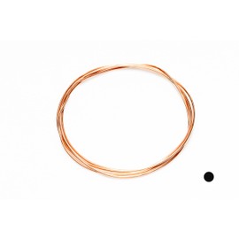 Calibre 19, 99,9% alambre de cobre puro, redondo, medio duro, CDA #110-10FT de Craft Wire