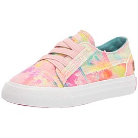 Blowfish Malibu Girls Marley-k Sneaker, Pink Rainwater, 1 Little Kid