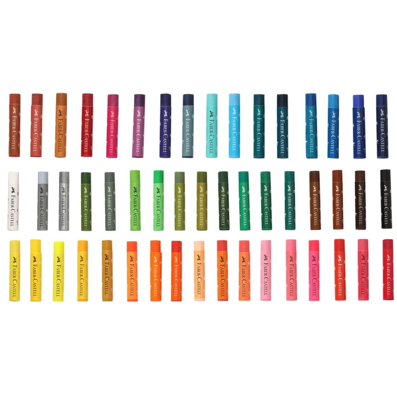 Faber-Castell Faber-Castell Oil Pastels Set Of 50 Easy To Pack