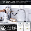 WEWE Kitchen Sink Faucet, Pull Down Kitchen Faucet, Black and