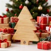 2 PCS Christmas Tree Cutting Board,14x11 In Large Wood Tree