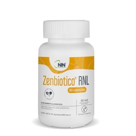 NIN Zenbiotico RNL- Antes Simbin RNL - Suplemento Alimenticio - Cápsulas Probióticas y Prebióticas (60 capsulas)