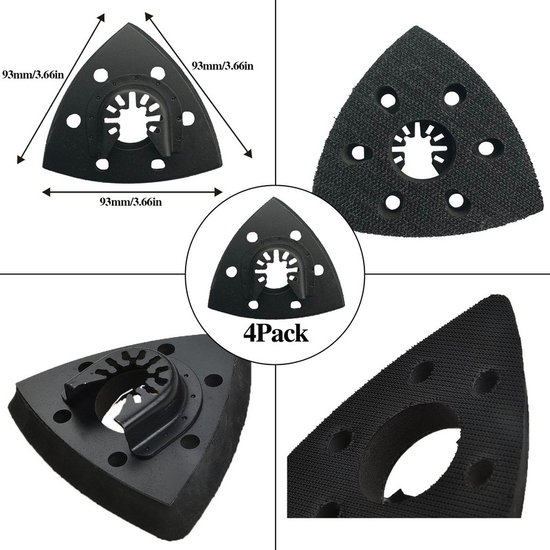 104 Pieces Multitool Sanding Plate Kit 93 m for Delta