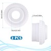 Zyghjort 2 Pack Pool Jet Nozzles, 3/4-Inch Swimming Pool Return
