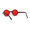 Wizard Hippie Pimp Color Lens Round Circle Lens Sunglasses Red
