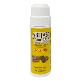 ABEJAS Y VIBORAS Soothing Roll-on for Muscles & Joints - Quick Absorption, Clean Application (3 Fl Oz/Pack of 1)