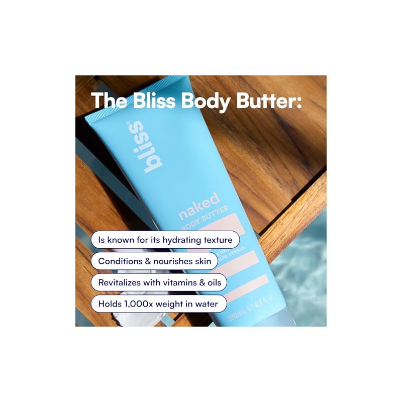 bliss Body Butter, Naked, 6.7 fl. oz.