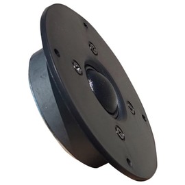 MASTER AUDIO 1 RSQ802 Dome Tweeter Black 100 Watt RMS 200 Watt Max 10 cm 100 mm 4 Inch Impedance 8 Ohm 25 mm Coil Ultra Slim for Home Party 1 Piece + Free Capacitor