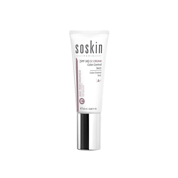 Soskin A+ CC Cream Color Control 3 in 1 Gold Skin SPF30 20 ml