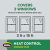 Gila Heat Control Light Gray Adhesive Residential DIY Window Film