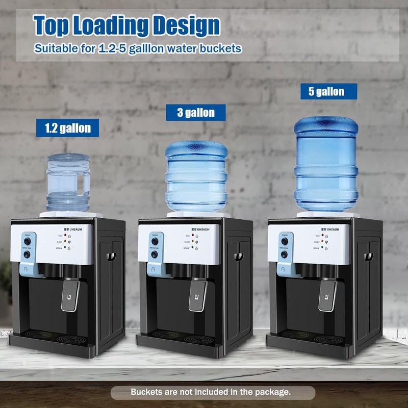 Top Loading Water Cooler Dispenser, Electric Hot and Cold Dispenser,