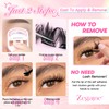 Self Adhesive Eyelashes Natural Look Wispy Self Adhesive Cluster Lashes