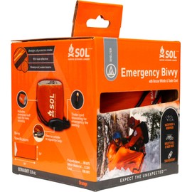 Survive Outdoor Longer Emergency Bivvy Bag Adult Unisex, Orange, Standard