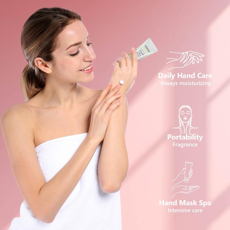 COURPOOG 10PCS Floral Hand Cream 30ml Moisturizing Dry Skin,gifts for