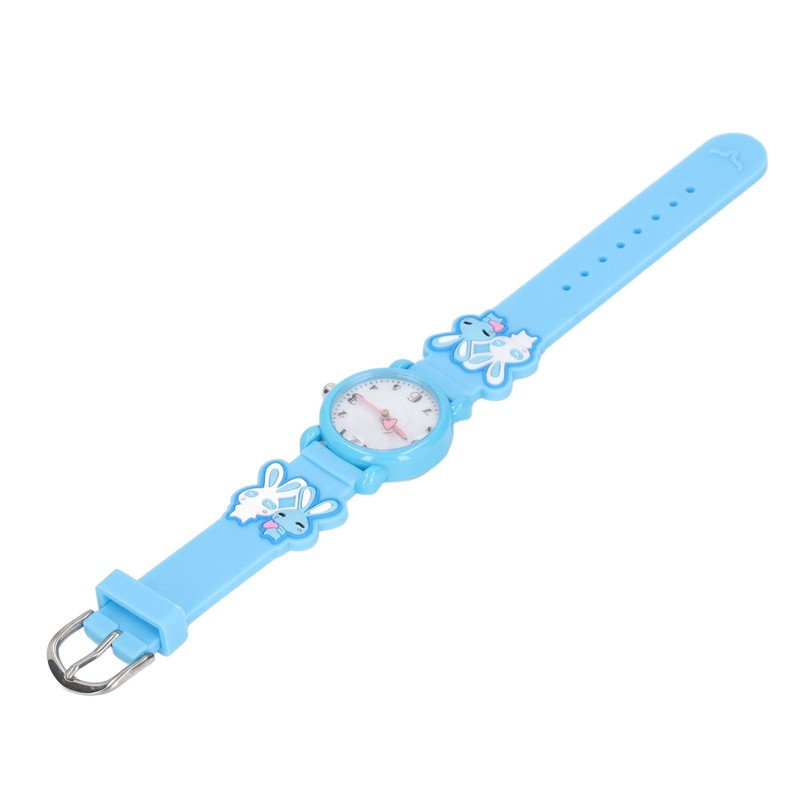 Kids Watch 3D Cartoon Pattern Waterproof Cute Clear Numbers Scale