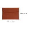 jojofuny Men Document Organizer Briefcase Stylish Faux Leather File Bag