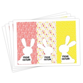Paper Dragon Easter Stickers - Pack and Decorate Easter Gifts - Design 3