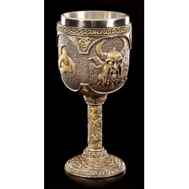 Figuren Shop GmbH Viking Goblet - Nordic God Odin | Drinking Goblet